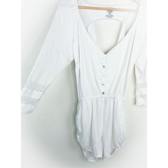 CEO Intimates The Ramona Romper in White - Picture 2 of 13